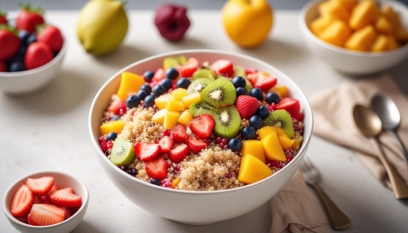 Lif Dolu Kinoa ve Meyve Salatası Tarifi