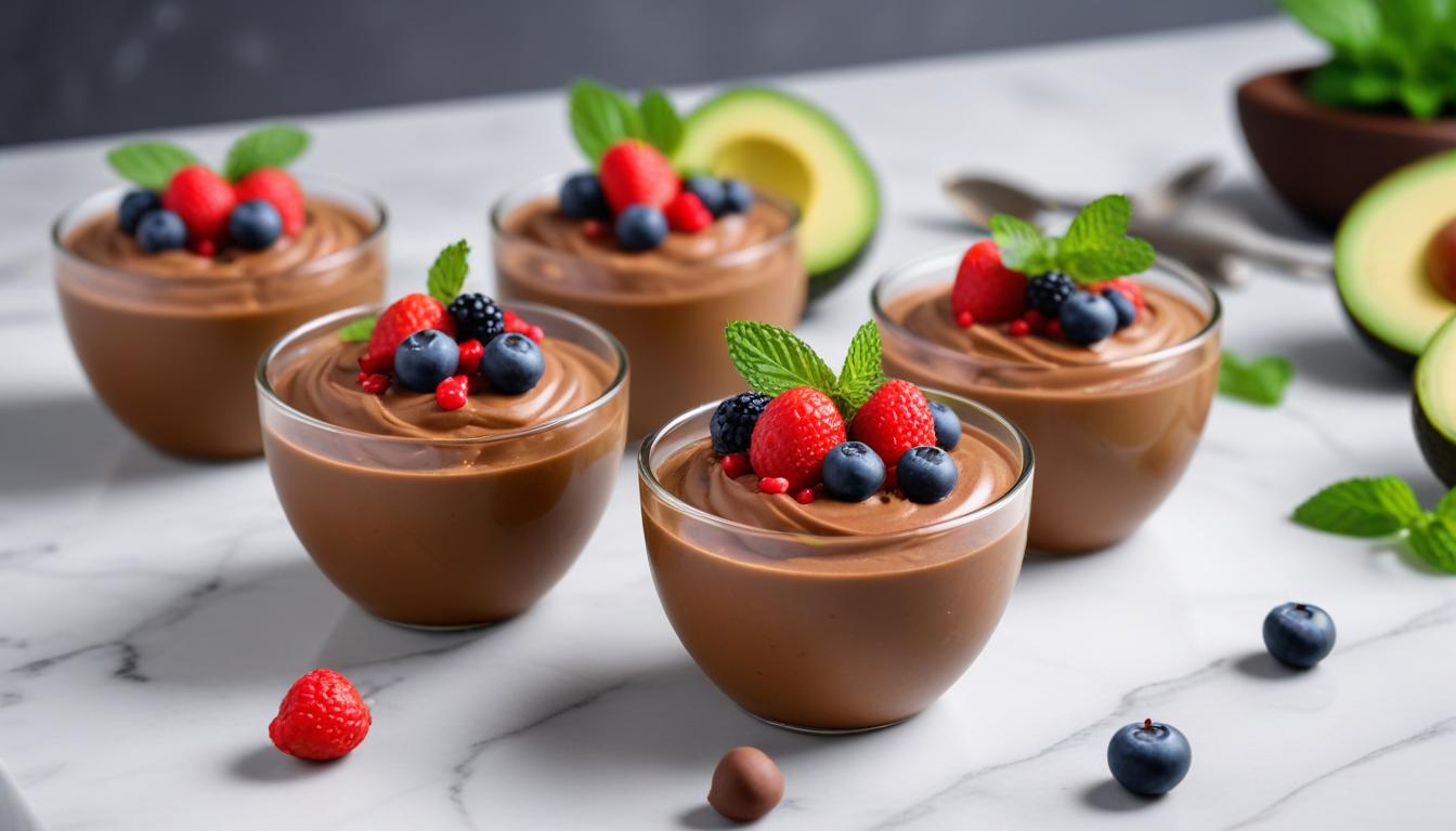 Sağlıklı Yağlarla Zengin Çikolatalı Avokado Mousse